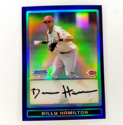 Bowman Chrome Draft Picks & Prospects 2009 refractor Billy Hamilton RC #BDPP2  Foto 1 de 3