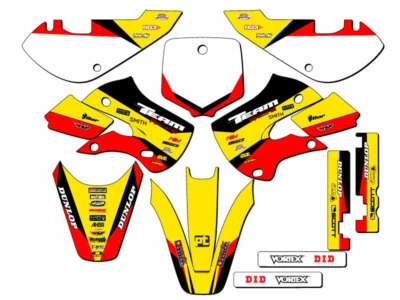 2000-2006 SUZUKI RM 65 RM65 GRÁFICOS CALCOMANÍAS PEGATINAS 2001 2002 2003 2004 2005 Foto 1 de 2