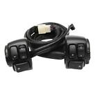 2Pcs Motorcycle 1" Handlebar Horn Turn Signal Headlight Electrical Switch For