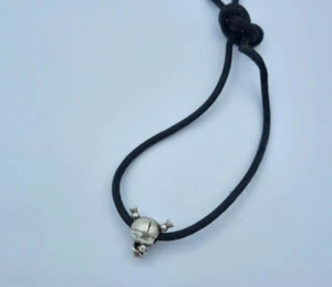 Pandora Colgante Plata de Ley 925 Charm con Cinta Negra - Imagen 1 de 4