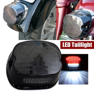 Luz trasera de freno LED Smoke Laydown para Harley Dyna Super Glide FXD Touring - Imagen 1 de 12