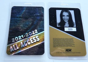 AEW Wrestling 2021 2022 029 All Access Backstage Pass Laminat - Bild 1 von 1
