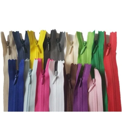 ZIPS, zippers Material SIZE 28 40 45 50 60 cm, Invisible Concealed Zip - Image 1 of 4