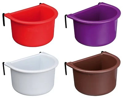 Trixie Hanging Water / Food bowl with wire cage holder 150 ml 8 × 6 cm - Image 1 of 2