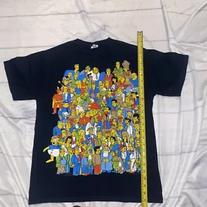 Maglietta Cast Personaggi I Simpson Universo 2007 Nera Medium tutti i personaggi - Foto 1 di 6