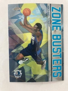 2002-03 Topps Chrome Zone Busters #ZB6 Michael Finley Mavs - Picture 1 of 2