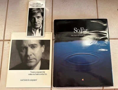 SO FAR: THE FIRST TEN YEARS OF A VISION APPLE COMPUTER By Rob Price + Extras - Image 1 of 4