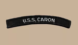 US Navy DD-970 USS Caron Destroyer 1977-2001 UIM Shoulder Rocker Tab (01) - Picture 1 of 1
