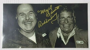 Photo of Gene Roddenberry & Roger C. Carmel Autographed by Majel Barrett - Bild 1 von 1