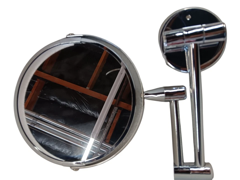 Espejo de maquillaje y afeitado de baño montado en la pared doble cara 5X y 1X Magnificat... Foto 1 de 1