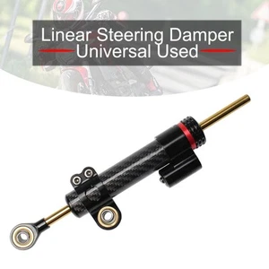 Ammortizzatore Sterzo Stabilizzatore Direzione Ammortizzatore Controllo Sicurezza Universale Regolabile - Foto 1 di 17