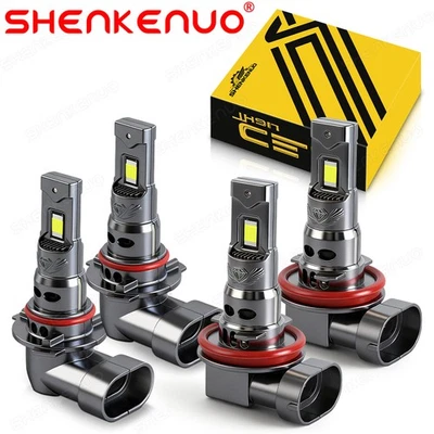 9005+H11 For Subaru Impreza 2008-2023 LED Headlight Bulb Kit High & Low Beam - Image 1 of 4