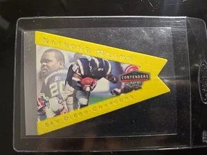 1998 Playoff Contenders Pennants Natrone Means #79 Yellow San Diego Chargers - Picture 1 of 2