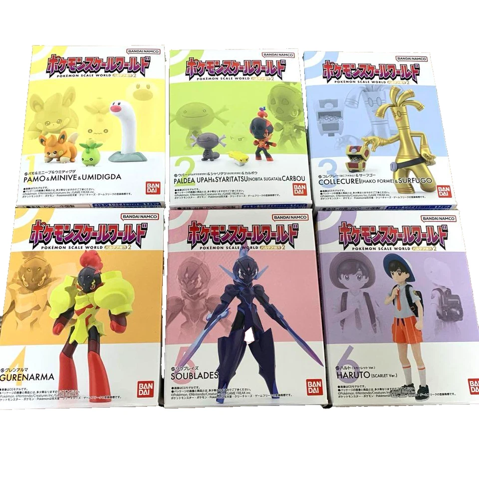 Pokémon Scale World Paldea Resion Vol. 2 Figure Set 1/20 Scale BANDAI Japan
