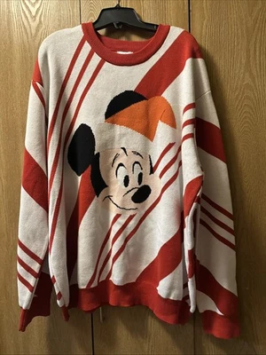 Disney Mickey Mouse Striped Sweater Size XXL - Image 1 of 3
