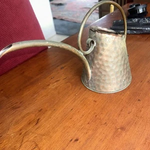 VINTAGE SOLID COPPER WATERING CAN INDOOR OUTDOOR GARDEN MADE IN THE USA - Picture 1 of 5