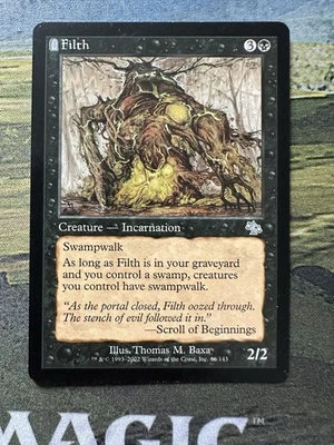 Filth MtG Judgment Regular Magic The Gathering NM 2002 - Image 1 of 4