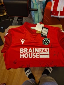 HANNOVER 96 Trikot Original Alle Unterschriften Größe L  Saison 22/23 - Bild 1 von 15