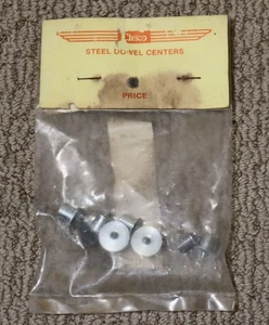 Vintage package of 8 Steel Dowel Centers  Clesco - Picture 1 of 5