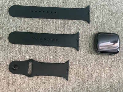 Apple Watch Series 6 44mm Caja de aluminio en gris espacial con Correa Solo Loop - Imagen 1 de 2