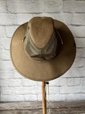 Sombrero Peter Grimm Boony caqui pesca al aire libre todas las estaciones sombrero de ala ancha Foto 1 de 4