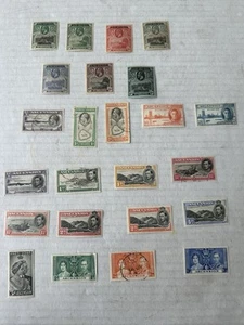 Ascension collection Of 24 Old Stamp Group - Picture 1 of 11