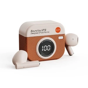 Retro Drahtlose Kopfhörer Mit 5.4 Bluetooth Ohrhörer Kopfhörer Für Sport Spiel - Zdjęcie 1 z 8
