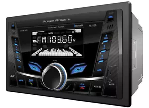 POWER ACOUSTIK PL-52B DOUBLE-DIN BLUETOOTH DIGITAL MEDIA RECEIVER SD/USB PLAYER - Picture 1 of 1