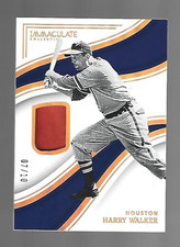 Harry Walker 2023 Panini Immaculate Collection Patch 7/10 ⚾