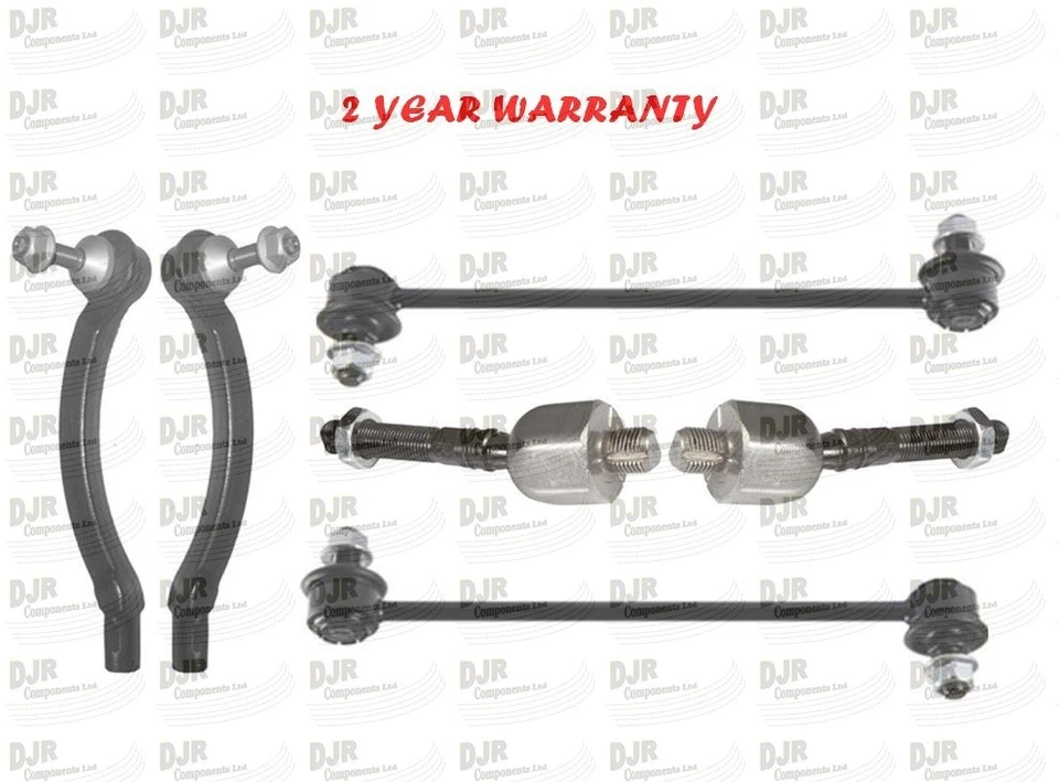 VOLVO S60 TIE ROD END + TRACK ROD JOINT & DROP LINK Front Left & Right 00-10 Sln - Image 1 of 1