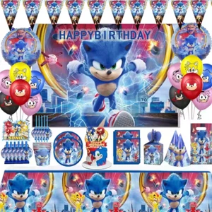 Hedge-hog Party Supplies Birthday Party Tableware Set of 10 plates and cups - Picture 1 of 14