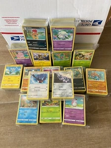 1000 Pokemon Card Bulk Lot - Common/Uncommon - (No Basic Energy) + 50 Rev/Holo - Picture 1 of 1