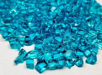 Amazing Blue Topaz Uncut Shape Loose Gemstone Lot AD11 - Image 1 of 4