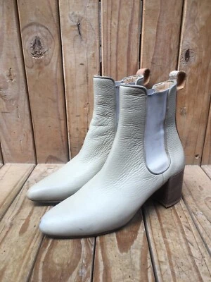 Acne studios cream Leather Pull On  Women’s boots Shoes size EUR 37 US 7 UK 4 - Image 1 of 4