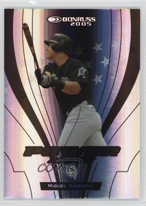 2005 Donruss Power Alley Black /10 Miguel Cabrera #PA-16