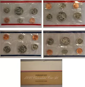 1986 U.S. MINT SET IN ORIGINAL U.S. MINT PACKAGING GEM ORIGINAL BU - Picture 1 of 1