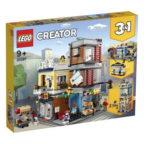 LEGO CREATOR: Stadthaus mit Zoohandlung & Café (31097)