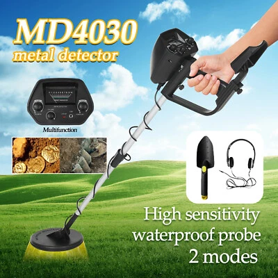 MARKENLOS Professioneller LCD Metalldetektor Gold Metal Detector Wasserdicht Tiefensonde