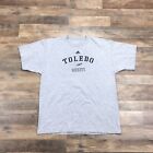 Toledo Rockets T-Shirt Men?S Xl Adidas Grey Cotton Ohio Adult College Retro
