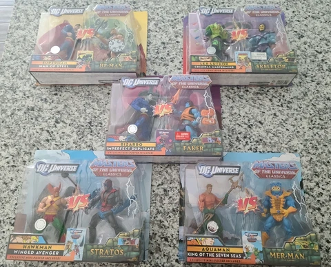 DC Universe Classics VS Masters Of The Universe Classics 2 Packs Cover