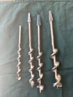 4 Irwin Auger Bits 8 Forstner, 11, 13, 16. Made In USA