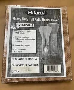 Hiland strapazierfähige hohe Terrassenheizung Abdeckung #HVD-CVR-S - silber, 87" hoch - Bild 1 von 1