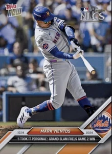 2024 Topps NOW Grand Slam Game 2 10.14.24 MARK VIENTOS Digital - Picture 1 of 1