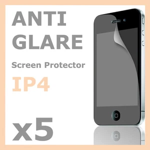 5 x Anti-Glare Matte LCD Screen Protector Skin Film for Apple iPhone 4S 4G 4 - Picture 1 of 3