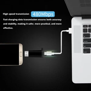 USB Type C To Micro USB Adapter Connector For Phone Tablet Charger Converter - Zdjęcie 1 z 19
