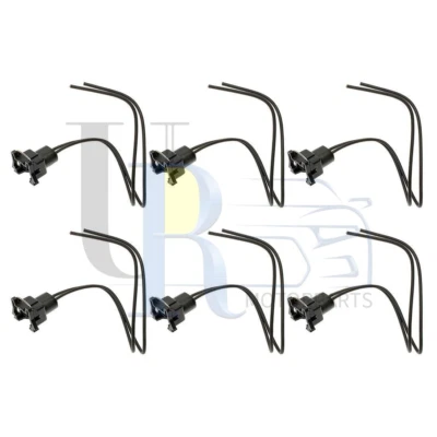 Práctico paquete de 6 conectores de inyector de combustible para Toyota Celica 1979-1983 1984 1985 Foto 1 de 2