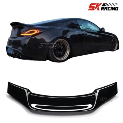 Alerón trasero de pico de pato negro brillante para Hyundai Genesis cupé 2009-2016 Foto 1 de 4