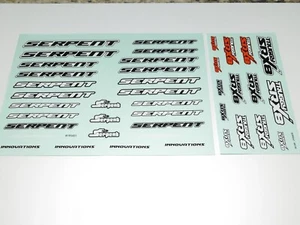  SER600064 SERPENT SRX8-T TRUGGY-E DECALS - Picture 1 of 1