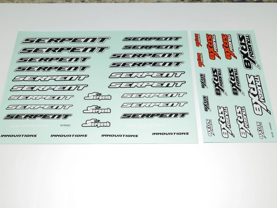  SER600064 SERPENT SRX8-T TRUGGY-E DECALS - Image 1 of 1