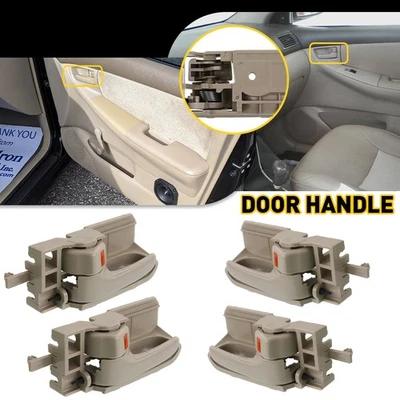 4 Left+Right Interior Handle Door Beige For 2005-2010 Scion tC Base 6920612200A2 - Image 1 of 4
